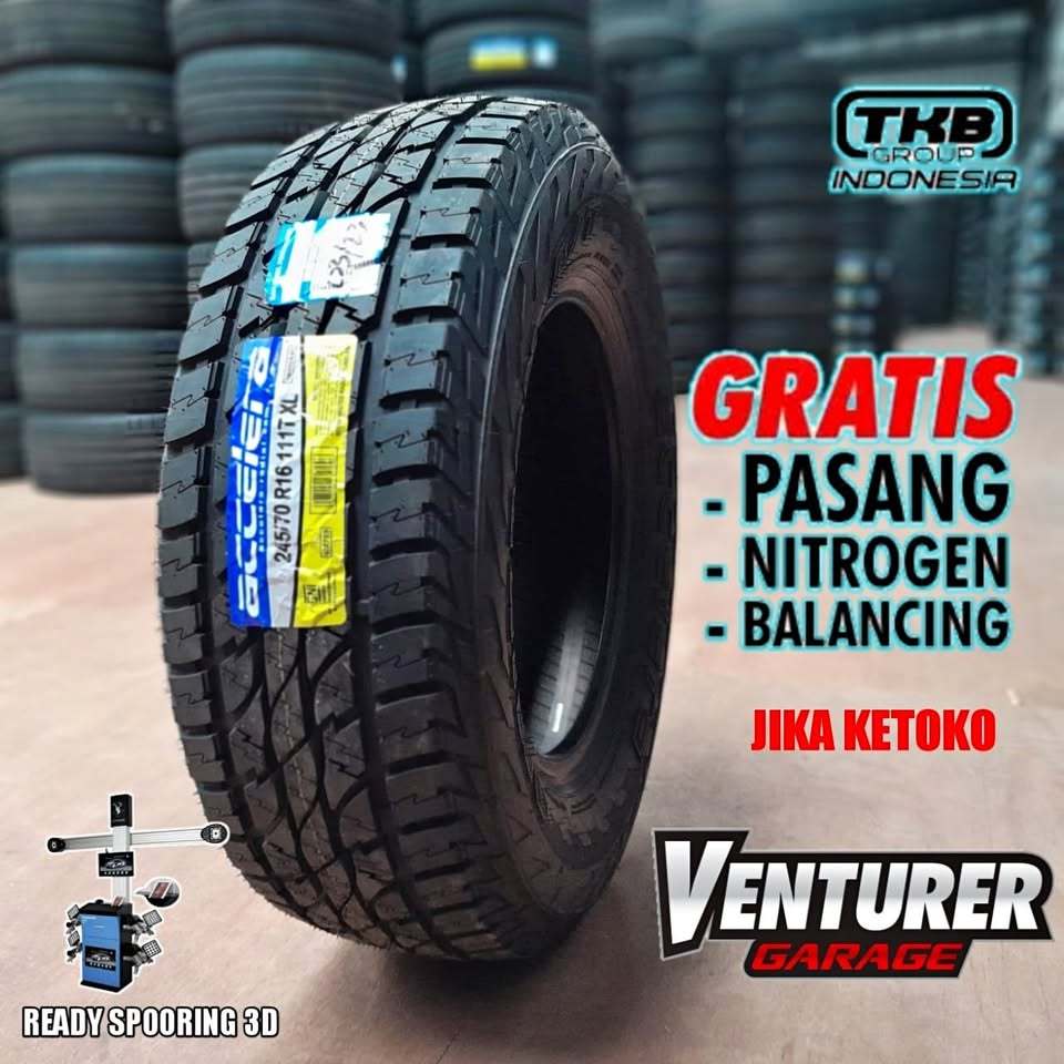 Ban Mobil 245/70 R16 ACCELERA OMUKRON A/T 245 70 Ring 16  Ban Semi Offroad