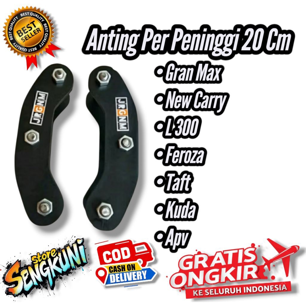 Anting Per Daun 20 Cm Universal Mobil Grean Max,L 300,New Carry,Taft,Feroza,Apv,Kuda