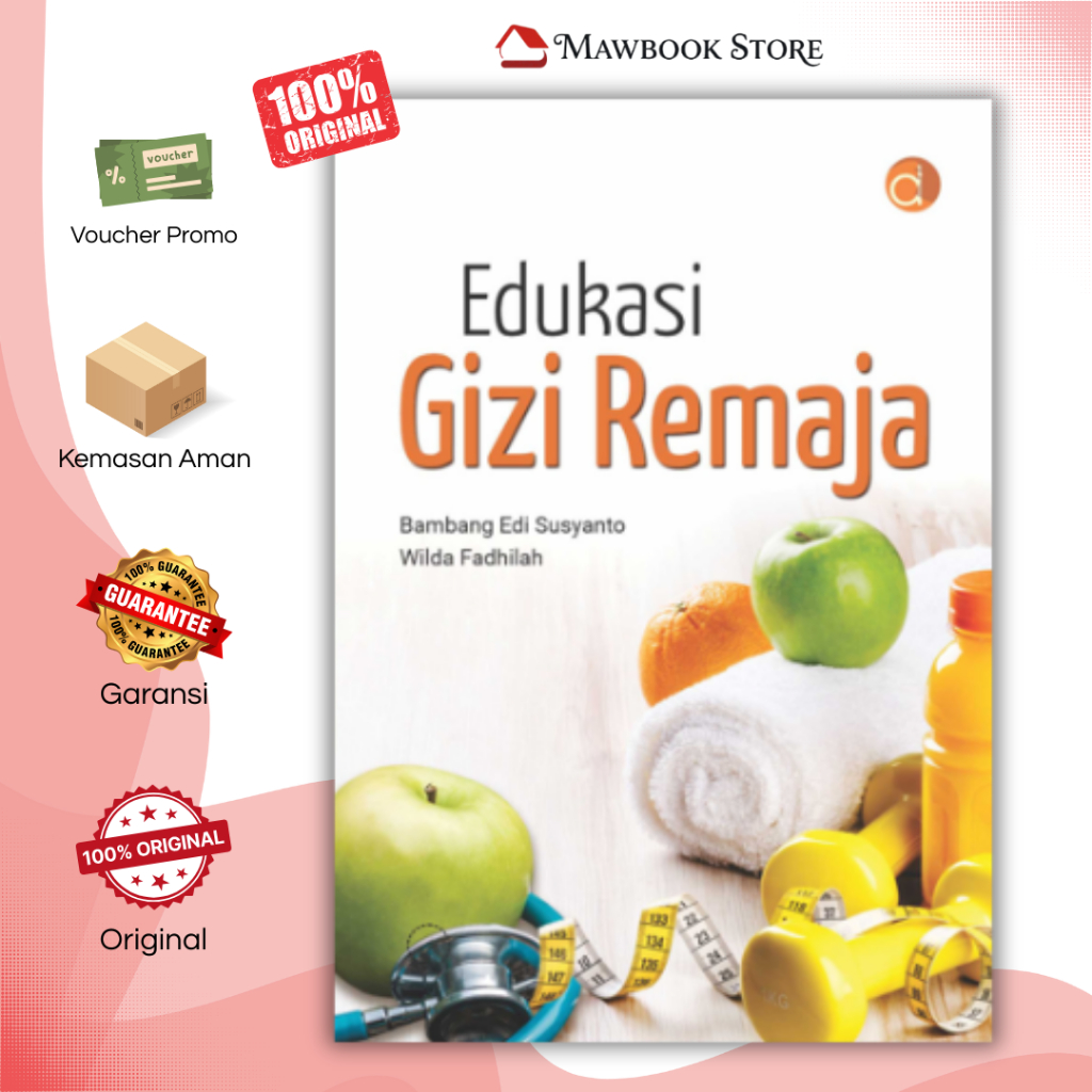 Buku Edukasi Gizi Remaja Original Deepublish - Buku Gizi
