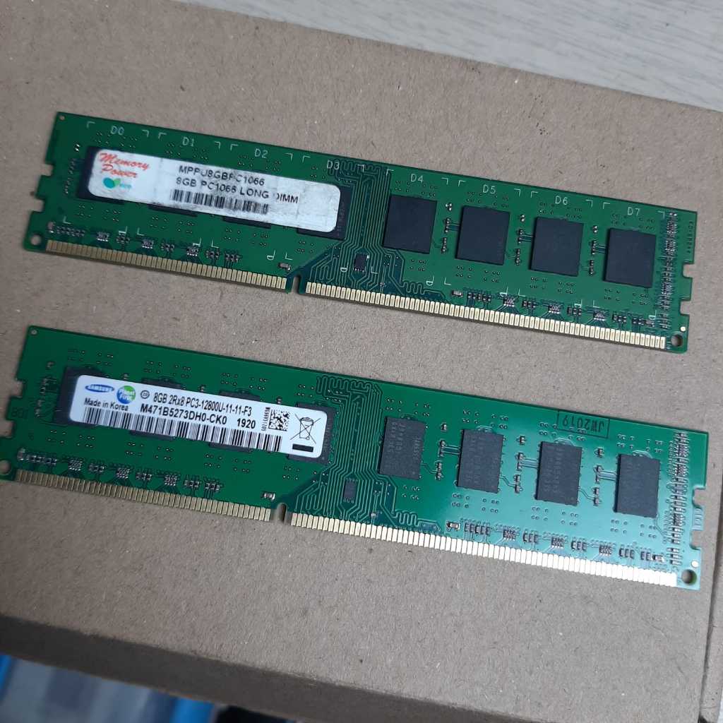 Ram PC DDR3 8GB Samsung PC3-12800U Bekas Longdimm RAM KOmputer