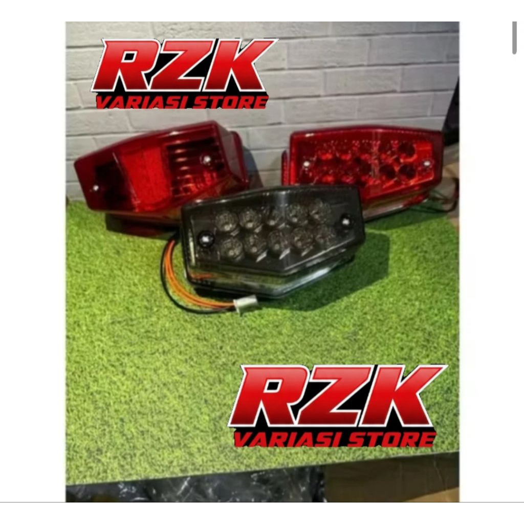 Lampu Stop RX-KING New Standar Bohlam Led Merah Smoke Kualitas Terbaik