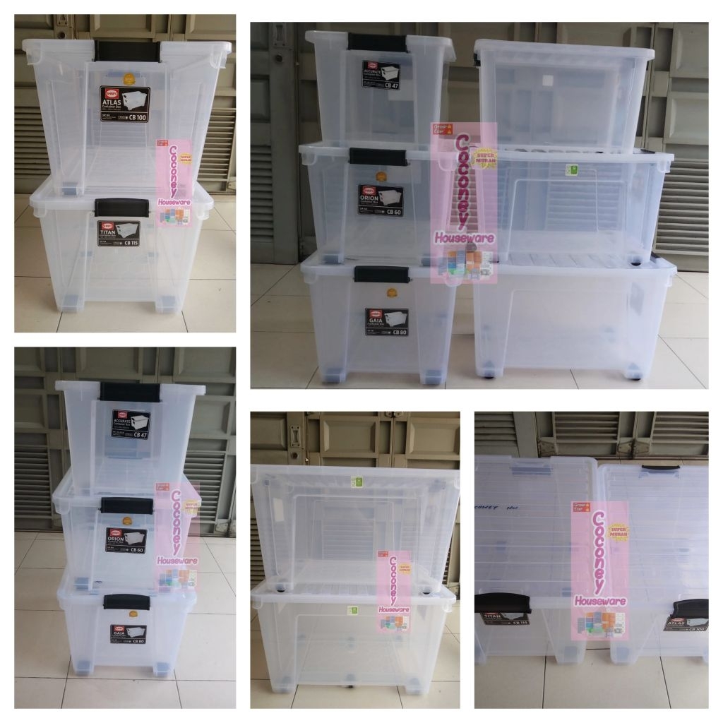 NEW PRODUCT Transparent Container Box Shinpo / Container Box Transparan / Container Box Terbaru / Co