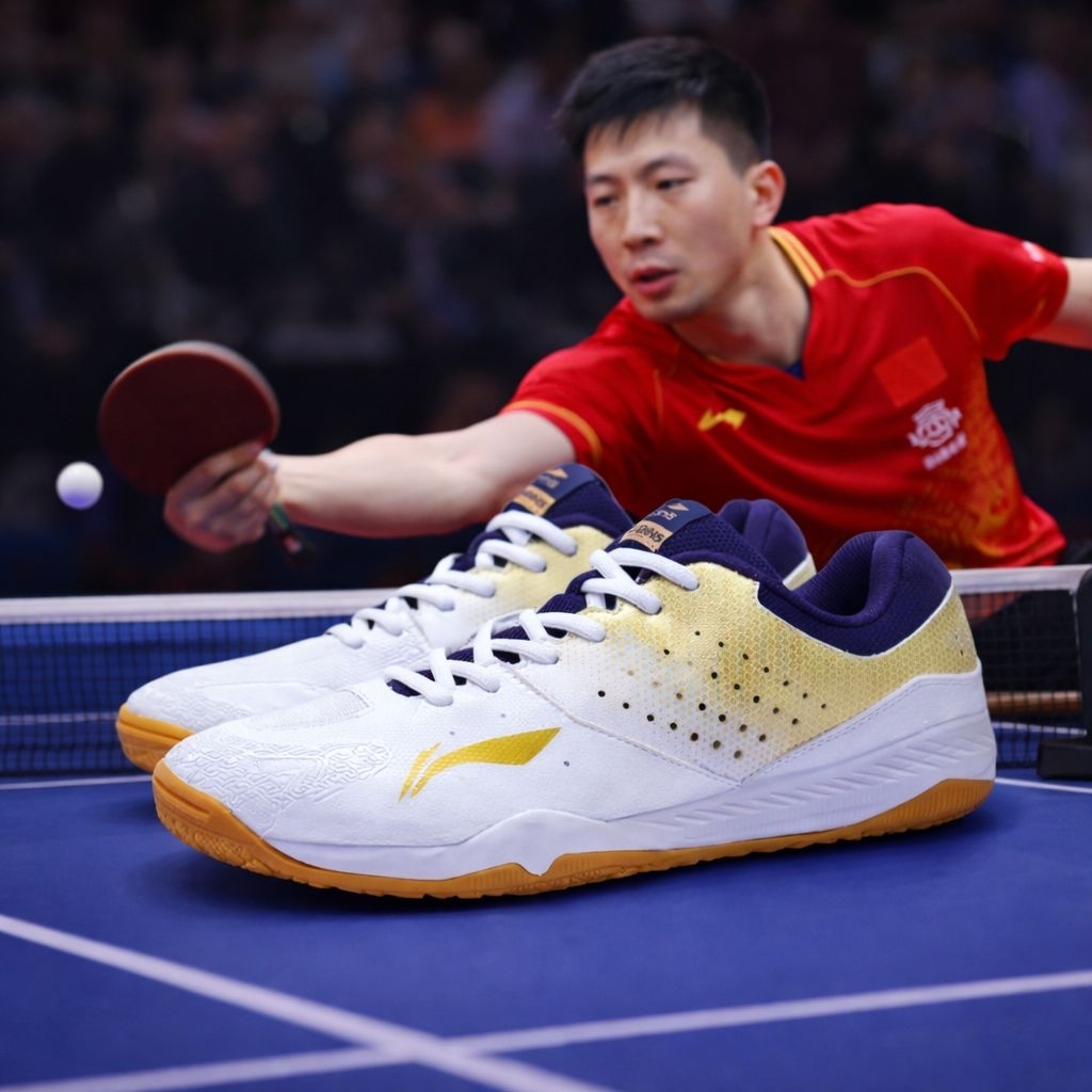 Sepatu Tenis Meja/ Pingpong Li-Ning Ma-Long Original/ Size 44 1/3 Insole 28.0 cm