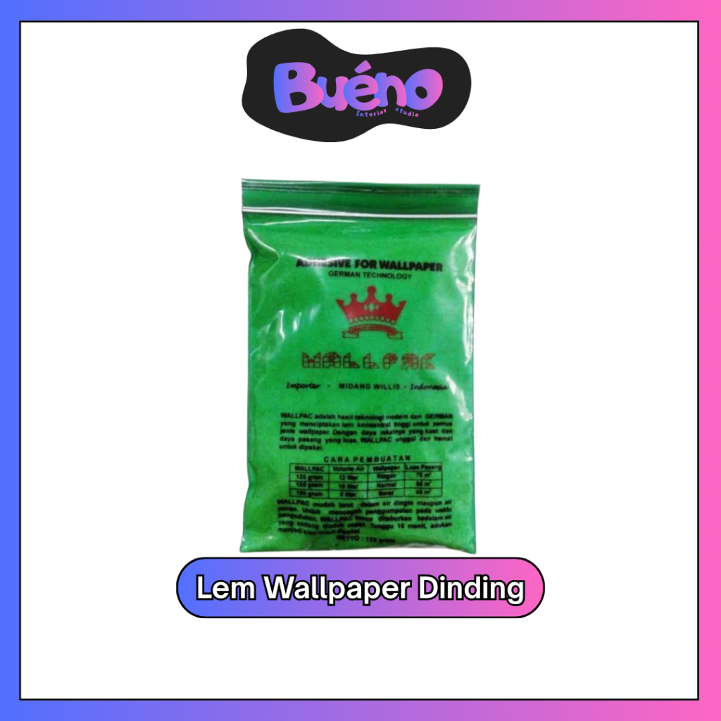 BUENO - Lem Wallpaper Wallpack Premium - Lem Khusus Wallpaper