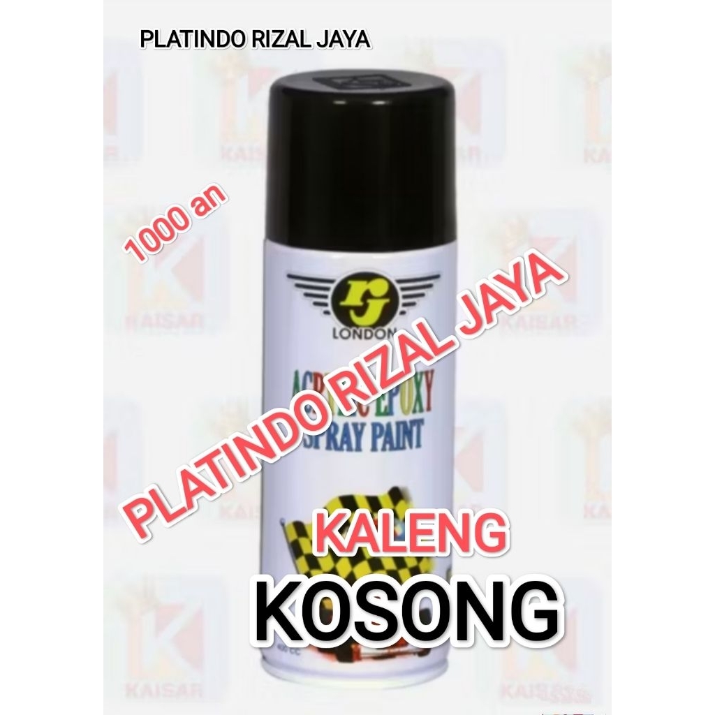 5 pcs Kaleng Kosong Cat Semprot Bekas Pakai [Campuran RJ Nippon DITON