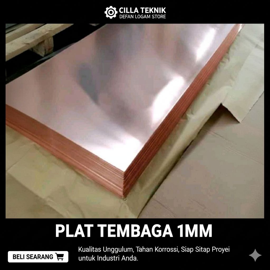 palat tembaga tebal 1mm || PER 1 CM TEMBAGA MURNI