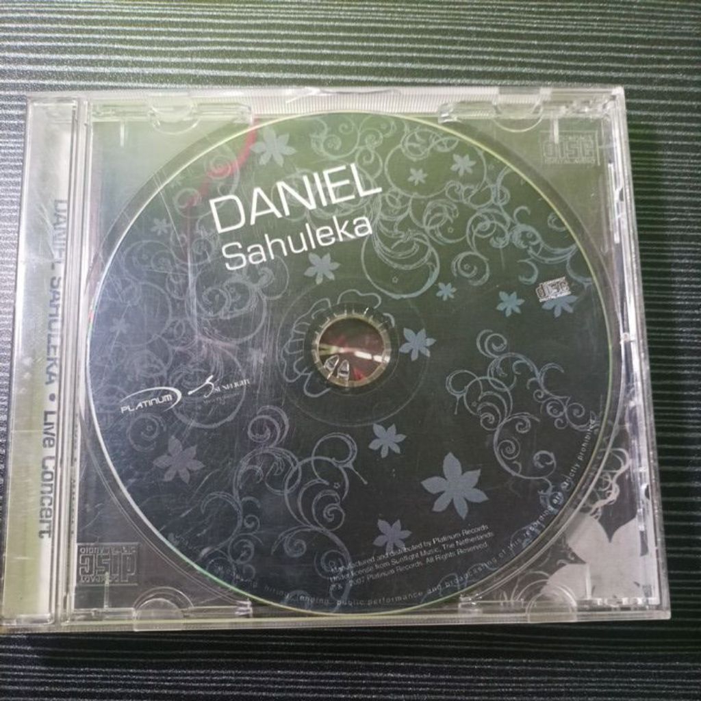 CD DANIEL SAHULEKA - LIVE CONCERT / INDONESIA RELEASES