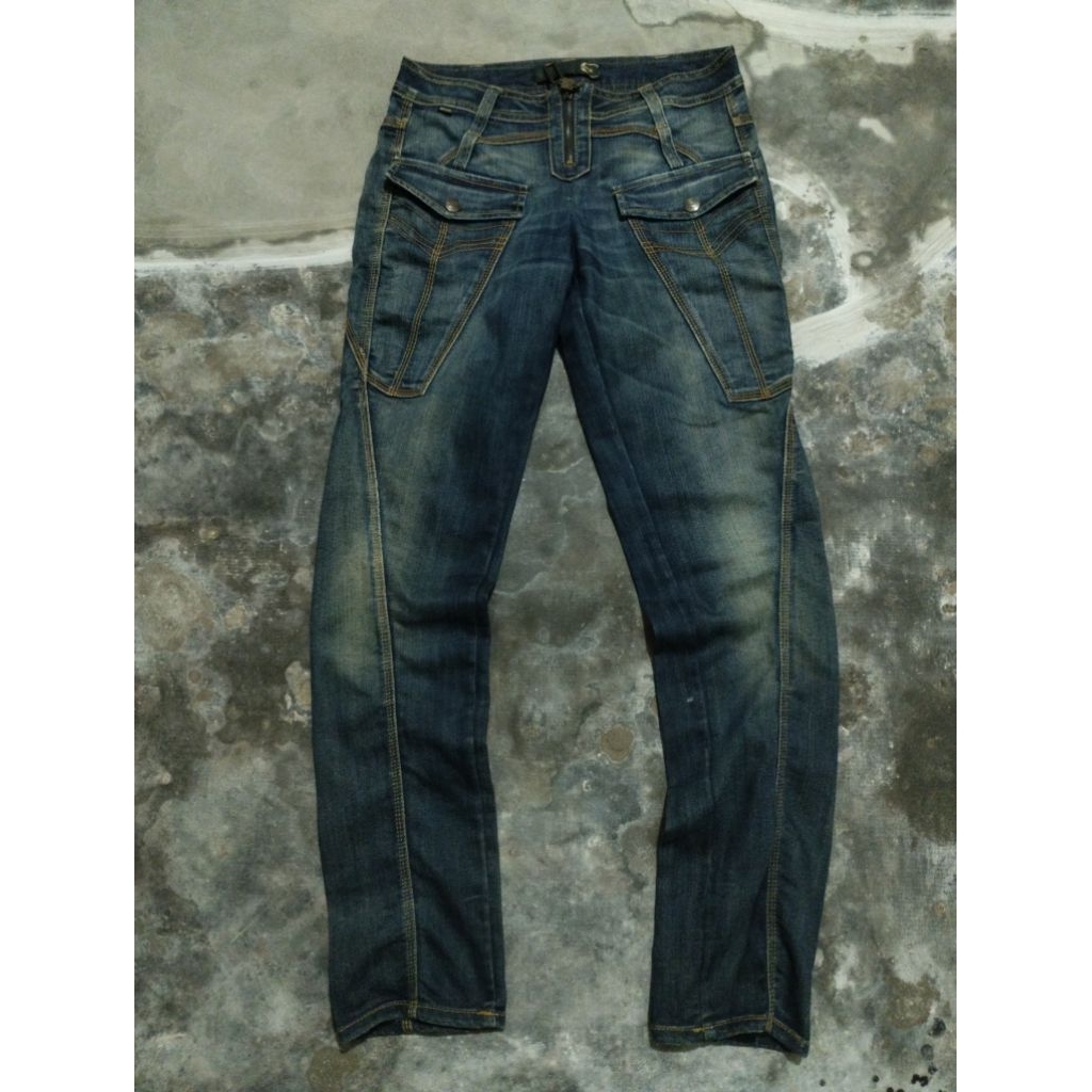 Just Cavalli Skinny Biker Jeans
