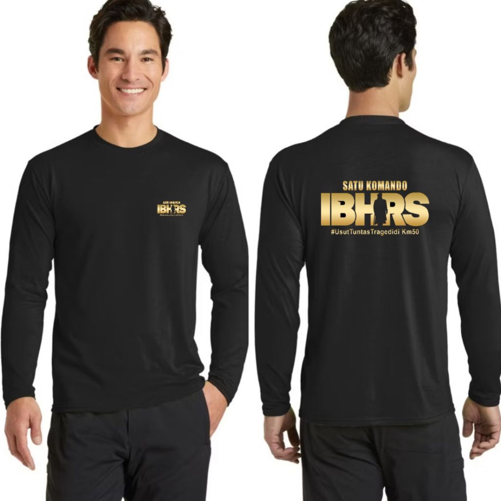 Kaos Dakwah Pria IB HRS Bahan Catton Combat 30S Adem + Lembut