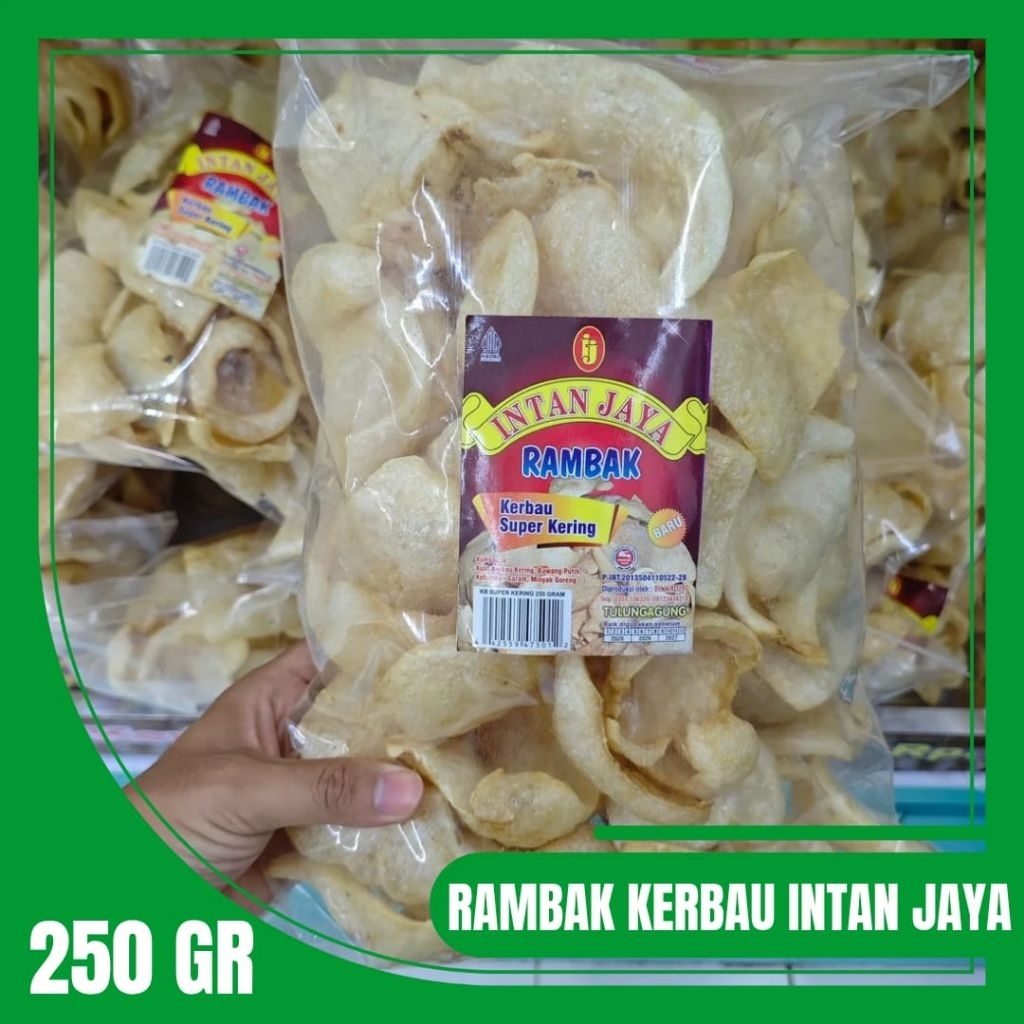 Kerupuk rambak kerbau matang "Intan Jaya" Oleh-oleh khas Tulungagung