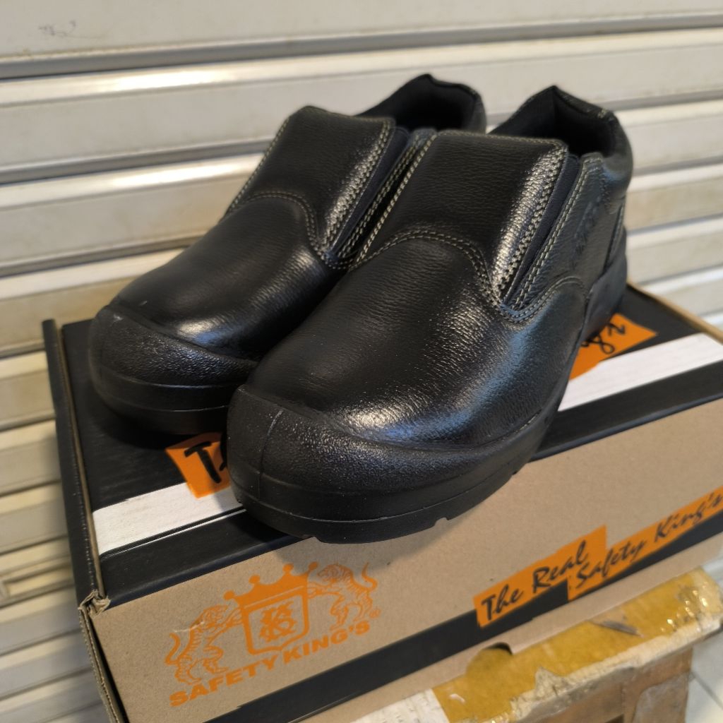 SEPATU DARI SAFETY KINGS KWD 807X HITAM/BLACK - SEPATU PROYEK - SEPATU KERJA