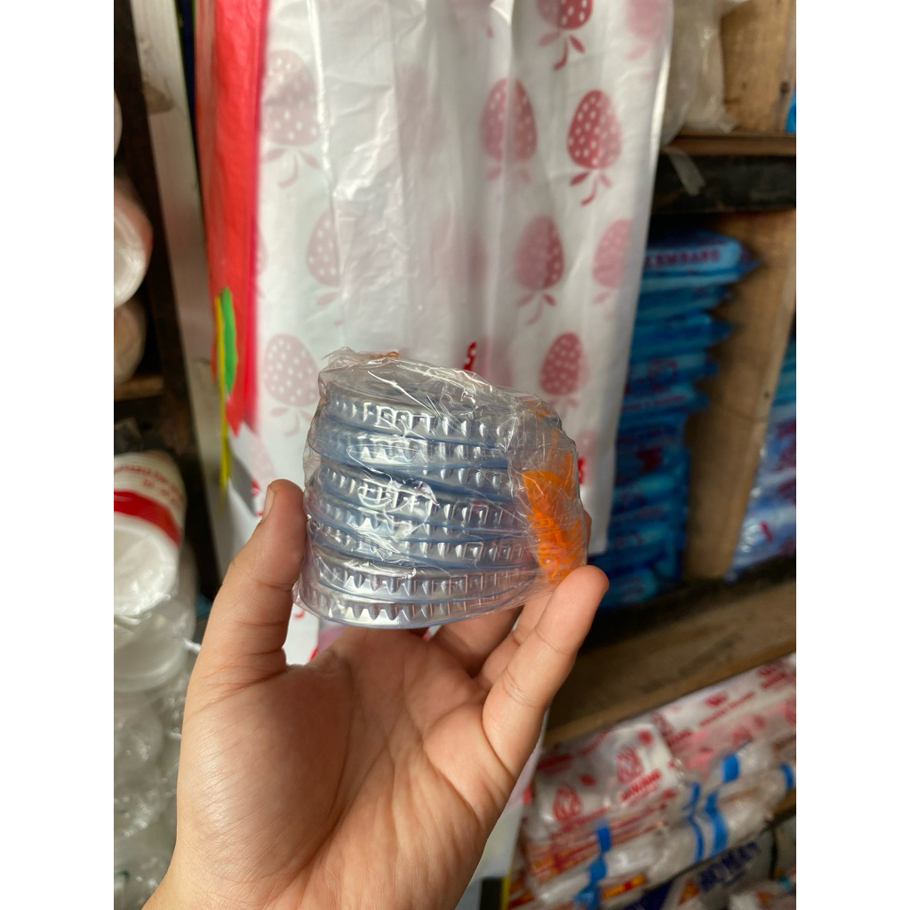 50pcs TUTUP CUP AGAR TUTUP PUDING