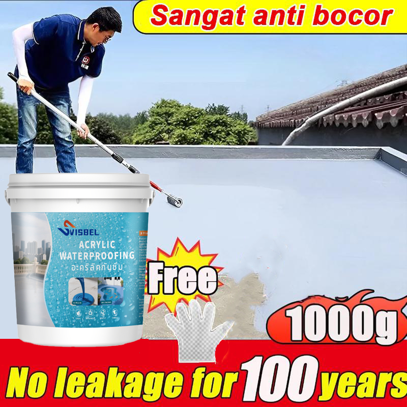 1000g Cat Anti Bocor Lem Anti Bocor Super Kuat Lem Anti Bocor Dan Rembes Cat Atap Rumah Anti Bocor W