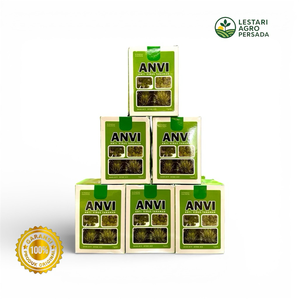 Anti Virus Tanaman ANVI Kemasan 5gr Botanica Acid , Anti Virus Gemini Pada tanaman Sayuran