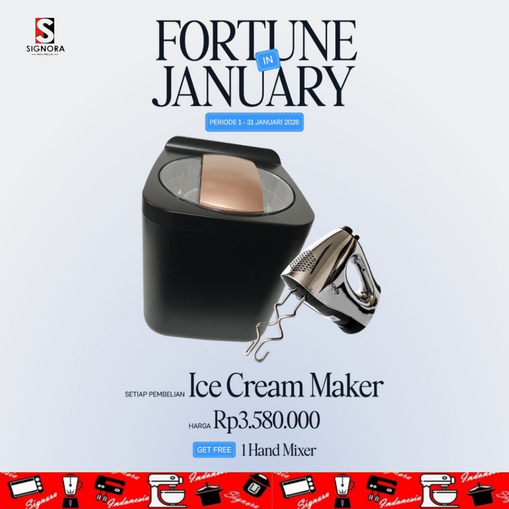 Ice Cream Maker Signora  / Mesin Pembuat Ice cream Signora
