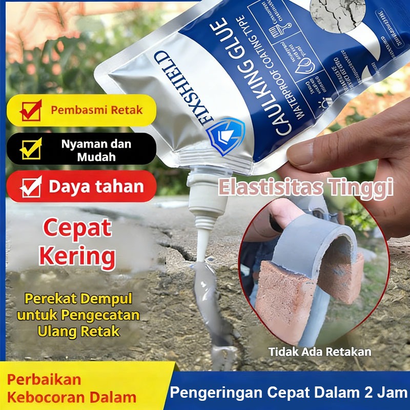 Lem Retak Tanah Lem Penambal Retak Lantai Semen Cepat Kering Lem Tambal Kebocoran Bahan Semen Retak 