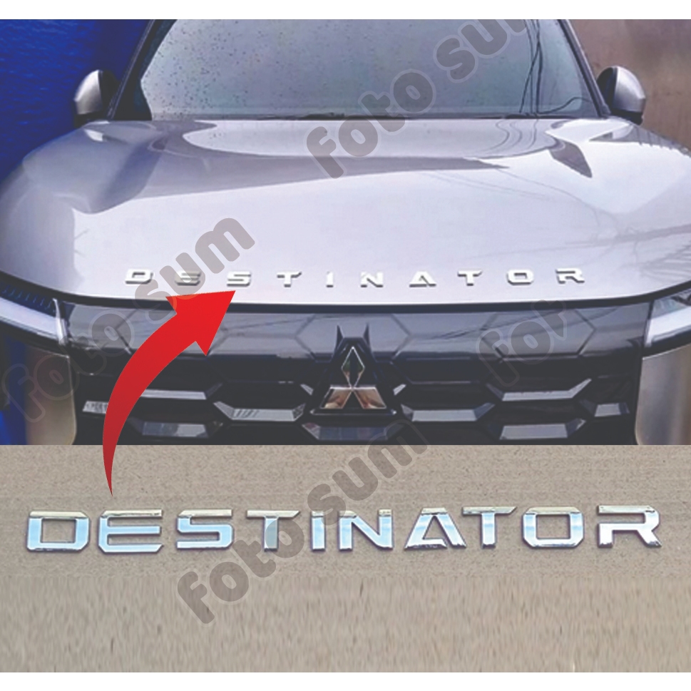 emblem kap mesin destinator chrom