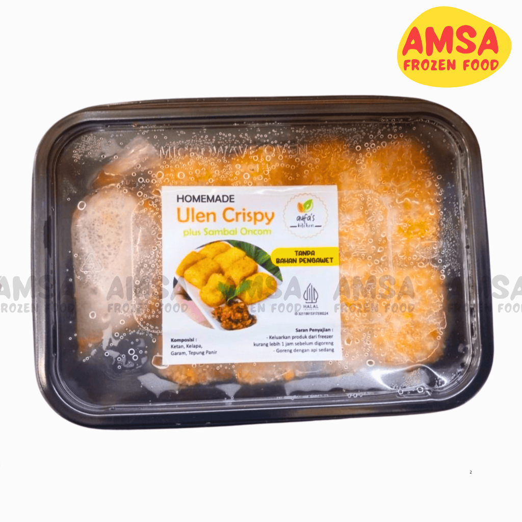 AUFA'S ULEN CRISPY PLUS SAMBAL ONCOM / FROZEN FOOD