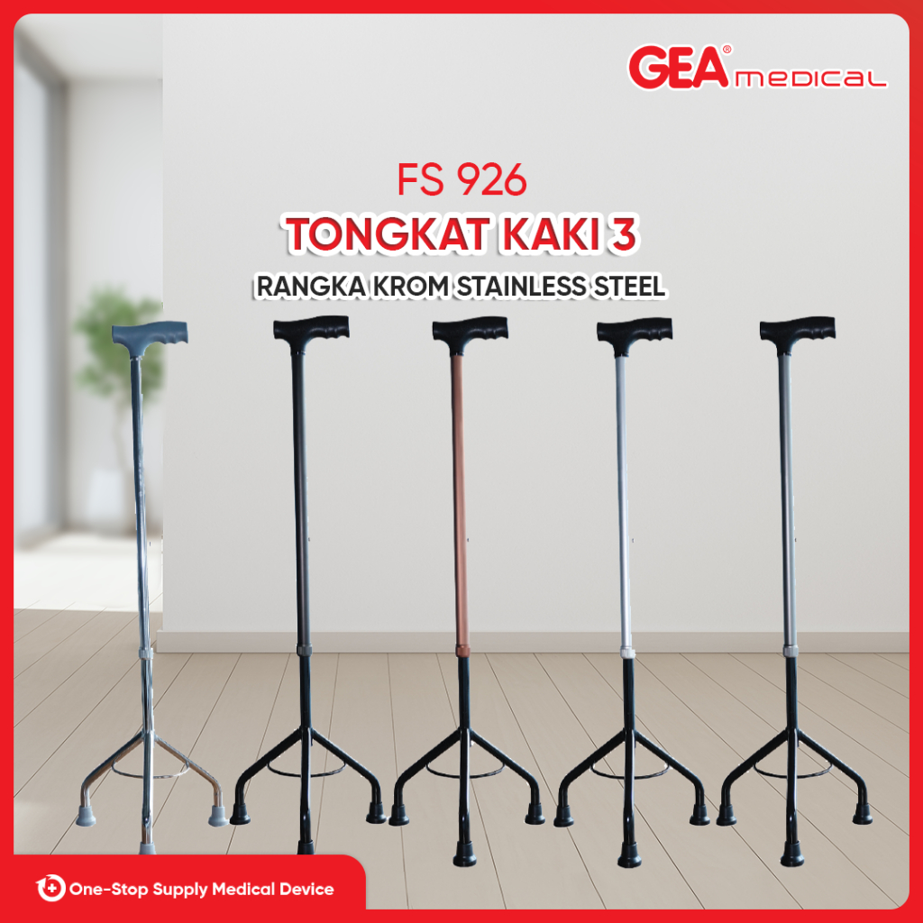 GEA Quad Canes FS 926 (Tongkat Kaki 3) Mod.Piramid