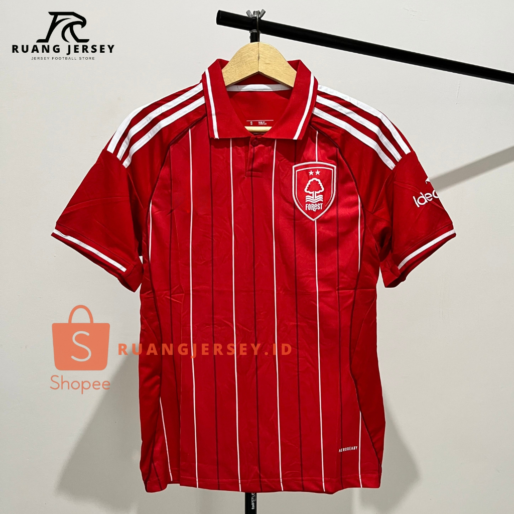 [Fans Version] Jersey Sepak Bola Nottingham Home 2025/2026 Pria Dewasa Terbaru High Quality