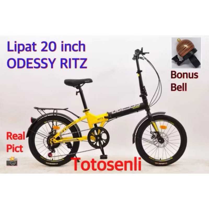 sepeda lipat 20 inch odessy ritz sepeda  lipat terbaru lipat 20 inch