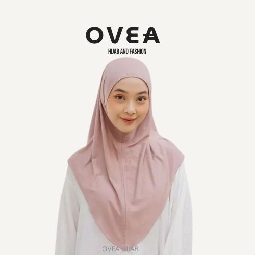OVEA Hijab Instan Kaos Rayon Non Pet | hijab bergo non pet | hijab instan