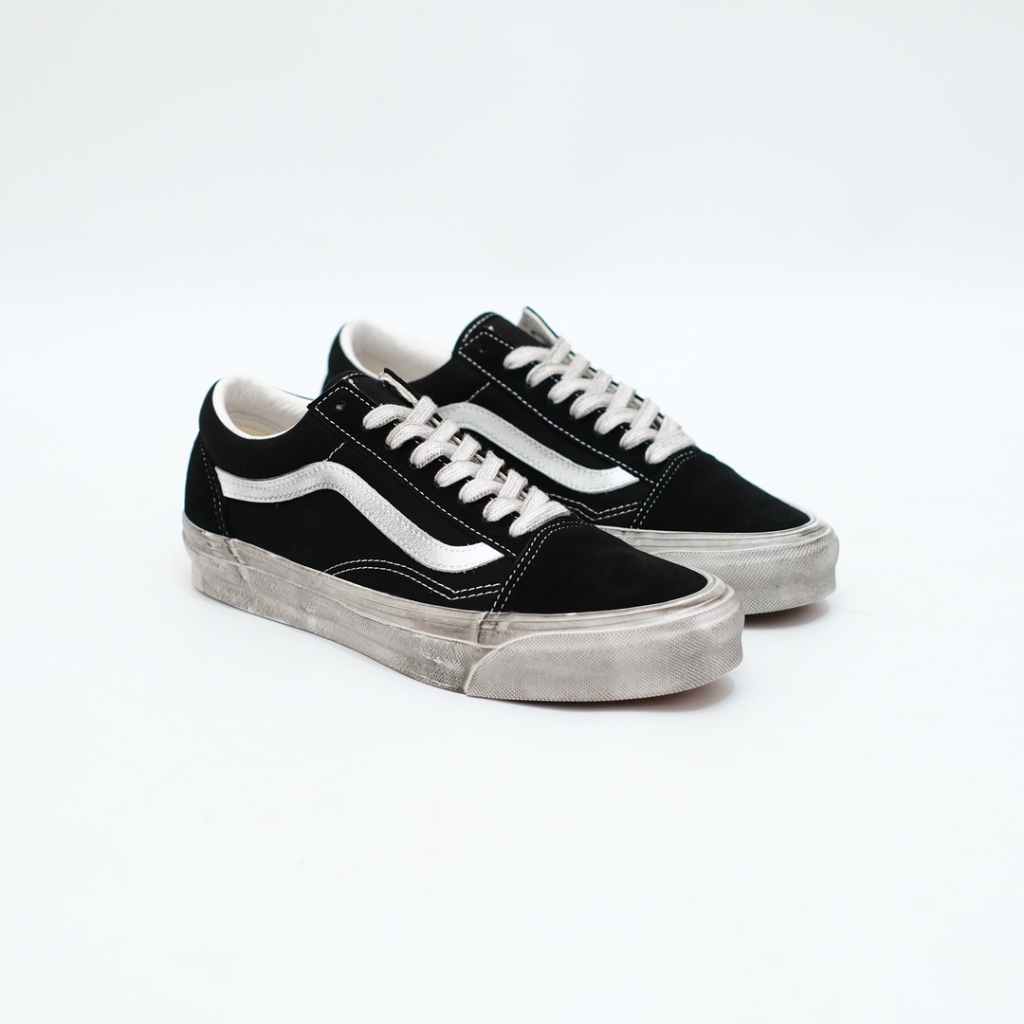 SNEAKERS VAULT OLD SKOOL STRESSED BLACK WHITE