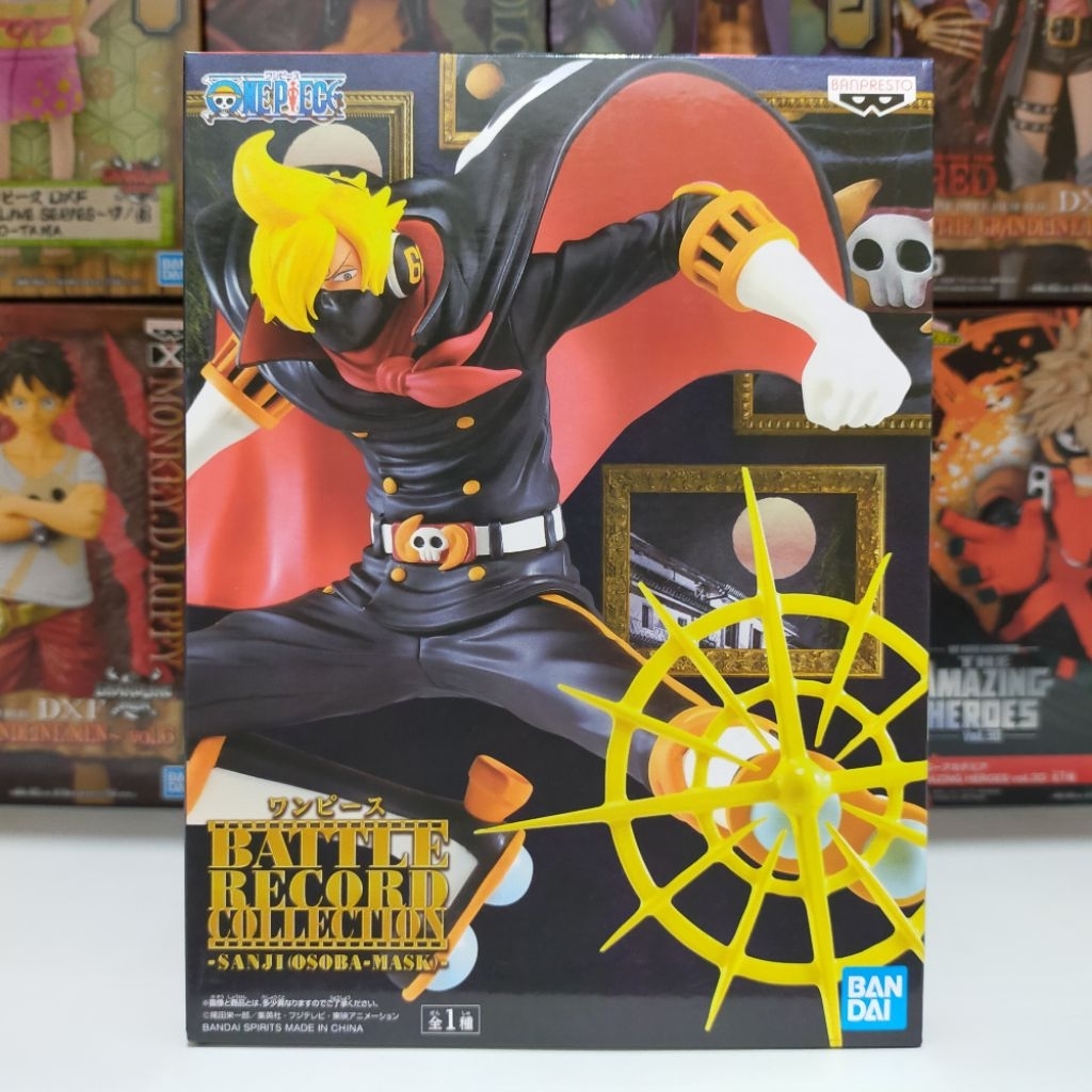 Banpresto Battle Record Collection One Piece Figure Sanji Osoba Mask