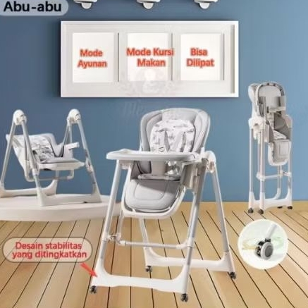 PRELOVED Kursi Baby Chair Ayunan Rebah Roda