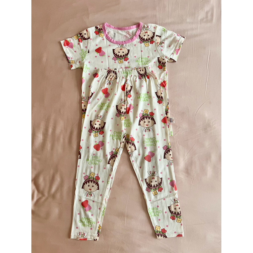 Baju tidur / piyama  anak perempuan / chibi maruko chan