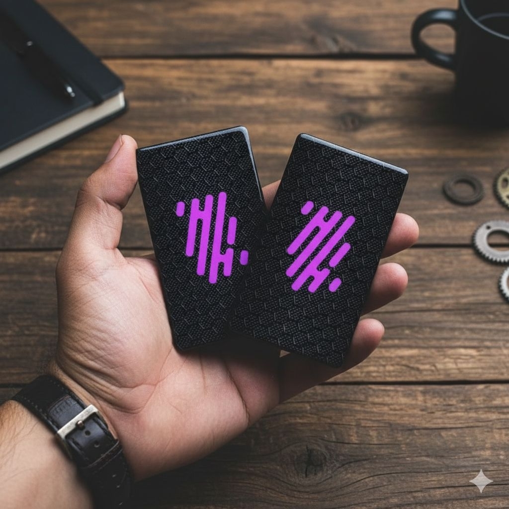 MAW Panel 'R233/R234 Pro Black Carbon Big Logo Ungu Glossy Pin Hijab