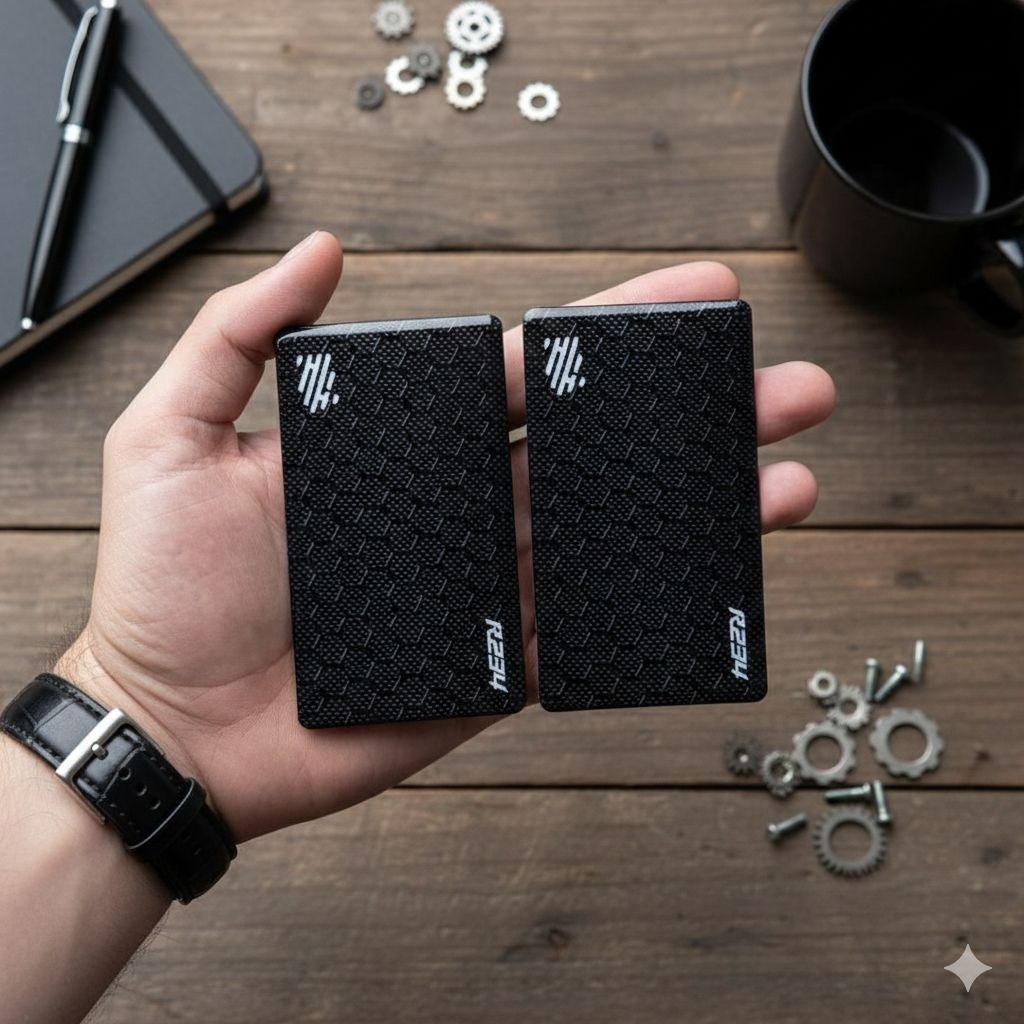 MAW Panel Magnet Akrilik R234 Carbon Hitam Putih Outer Full Print Magnet Backdoor Kulkas / Pengganti