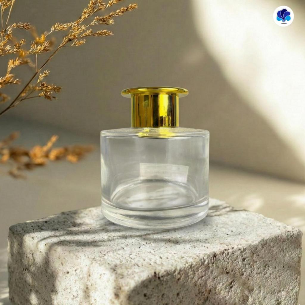 GLASS GOLD DIFFUSER BOTTLE 30 ML 100 ML 200 ML