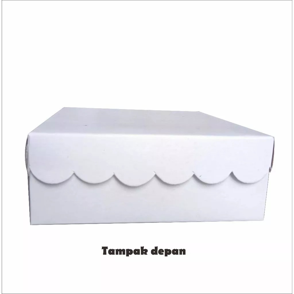 Box Nasi Kotak Uk 18x18x6,8 cm / Dus Nasi Kotak Polos Harga Per Pcs/Lembar (Duplek 350 Gsm)