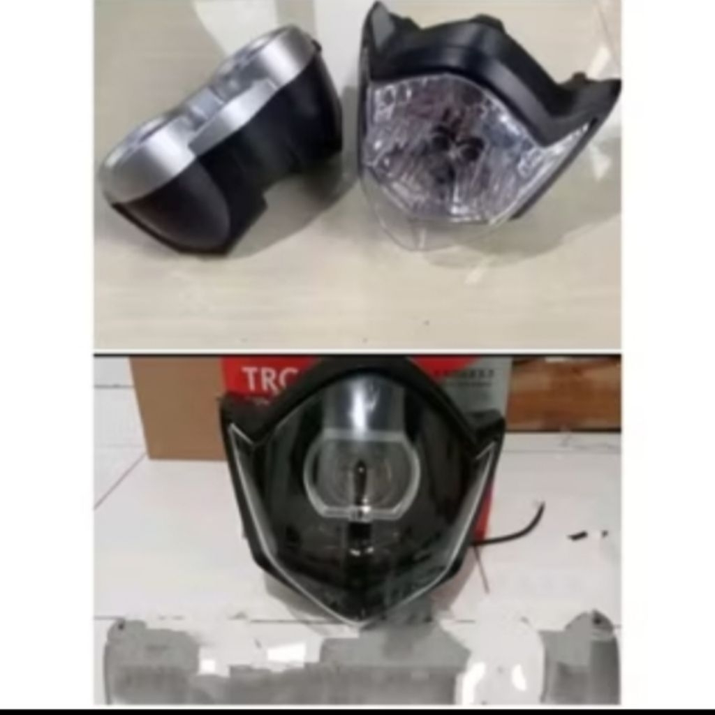 Paket Spidometer Plus Reflektor Depan Vixion Old Oval 2010