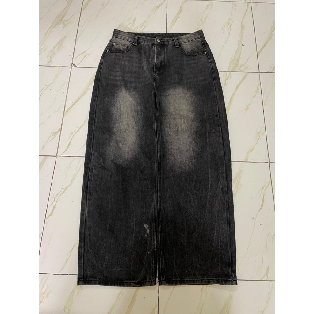 baggy jeans black wash