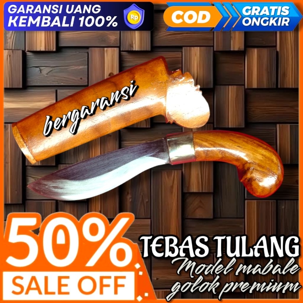 TEBAS TULANG CACAH TULANG MODEL MABALE GOLOK PREMIUM PERKAKAS KERJA SERBAGUNA