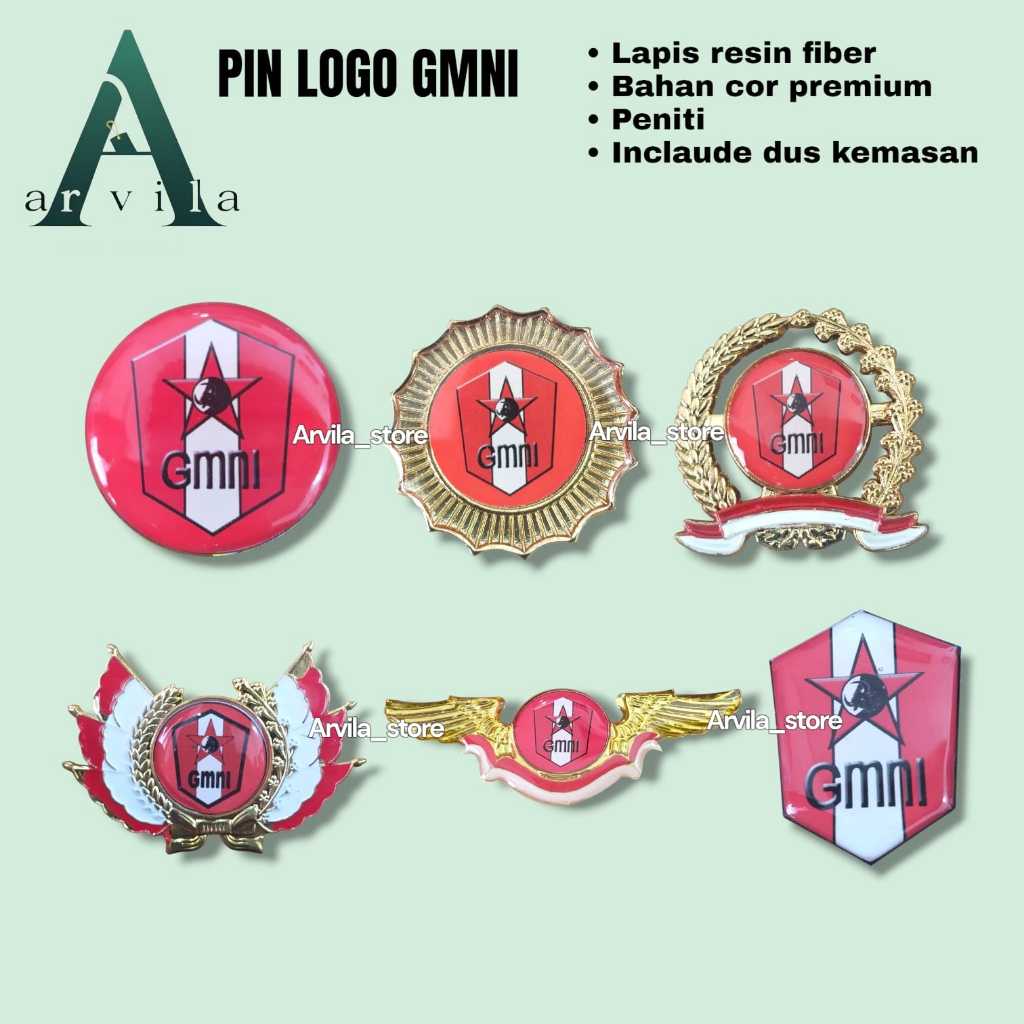 Pin Logo GMNI Resin Fiberglass 6 Varian