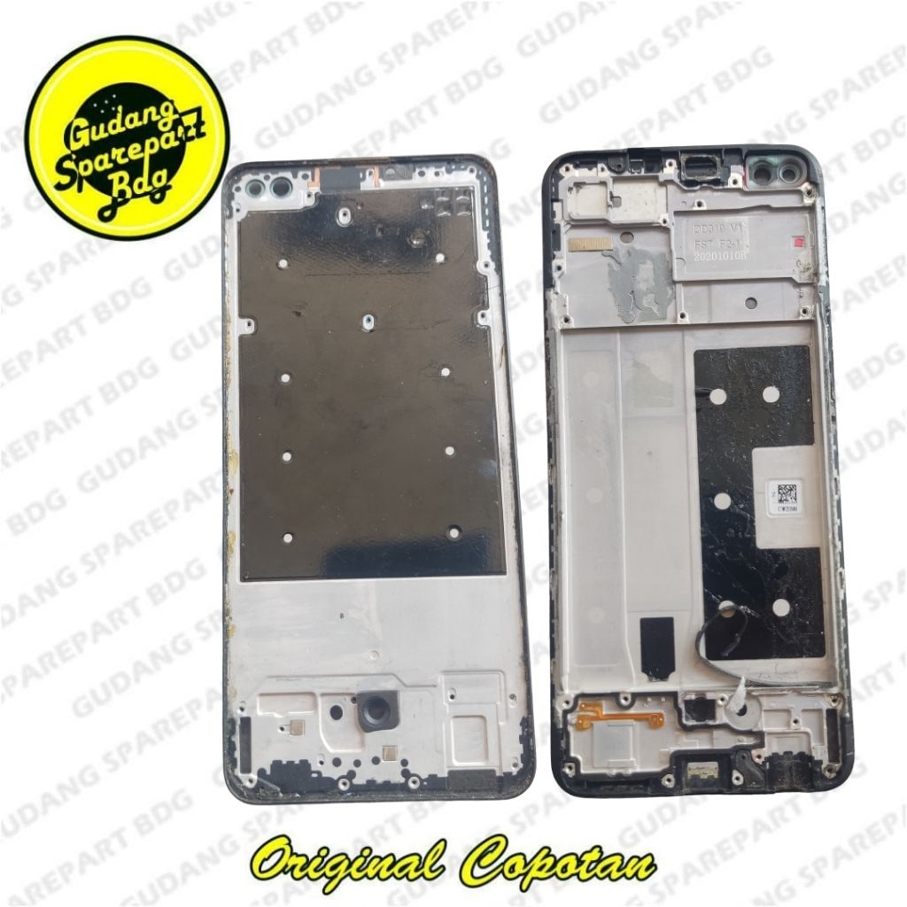 Frame Tatakan LCD Oppo Reno 4F Second Copotan