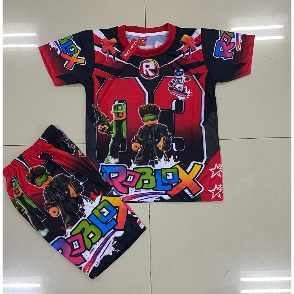 Baju ROBLOX anak laki laki setelan ROBLOX anak anak