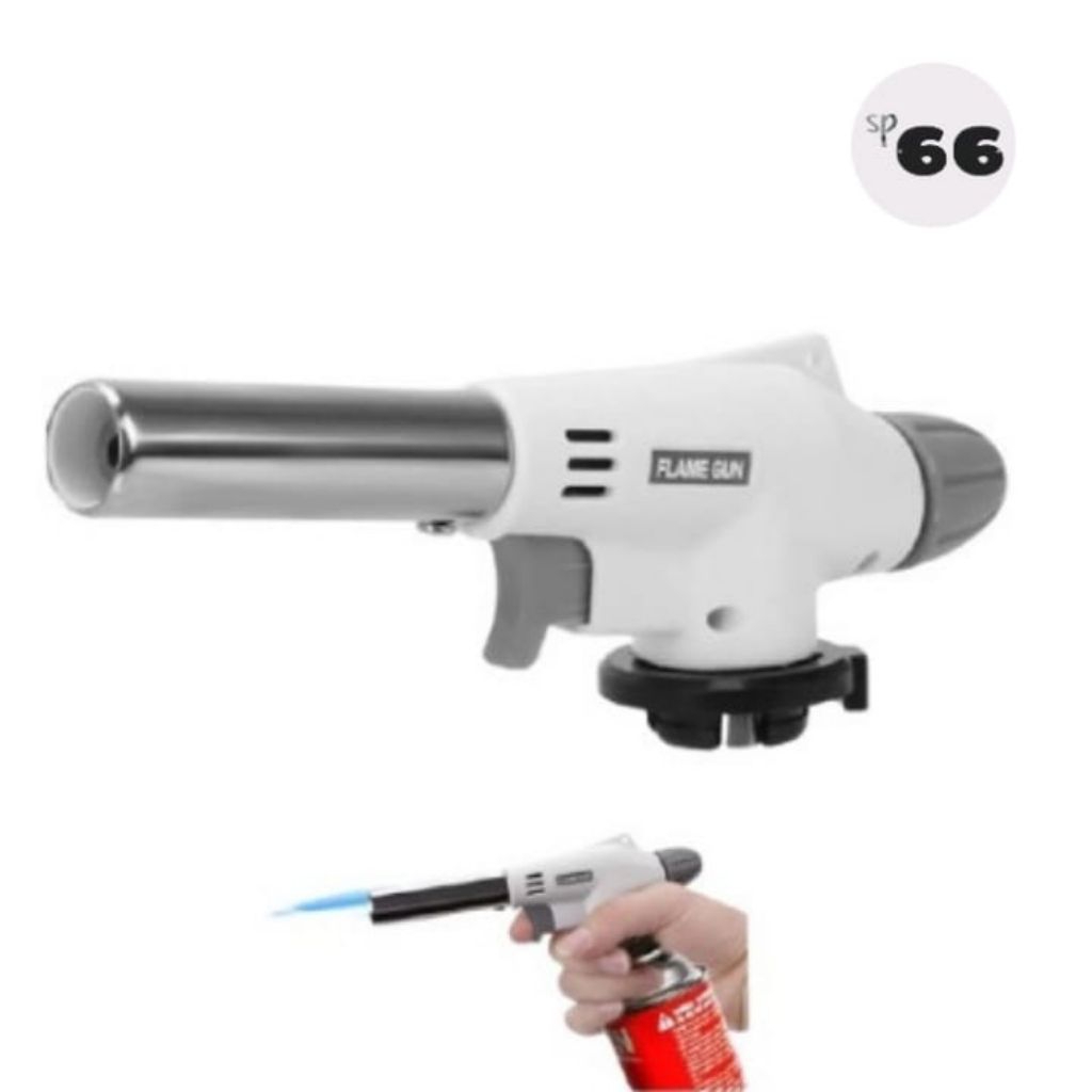 TORCH GUN Kepala Portable Gas Torch Flame Gun Butane Blow Torch Gun alat las heating mentai brulee a
