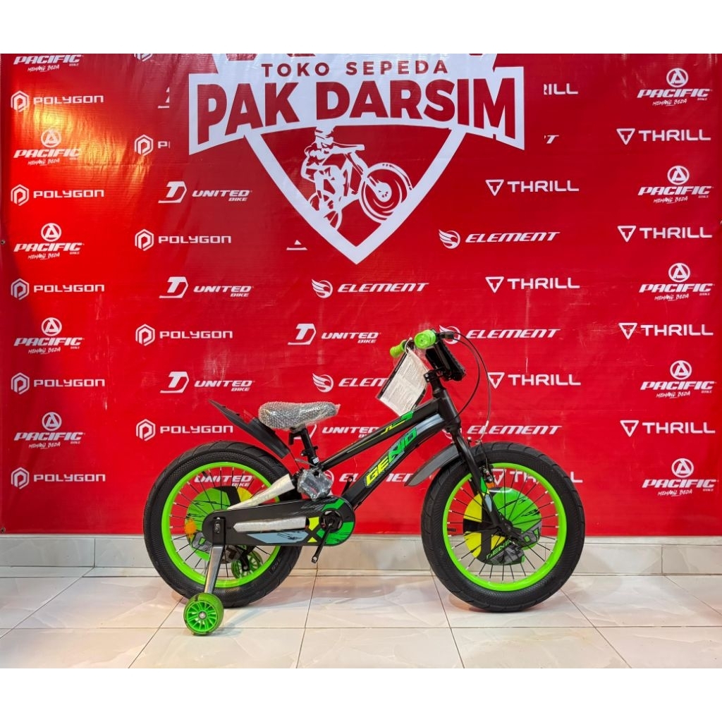 Sepeda BMX 18 inc Genio ban besar Kualitas Bagus