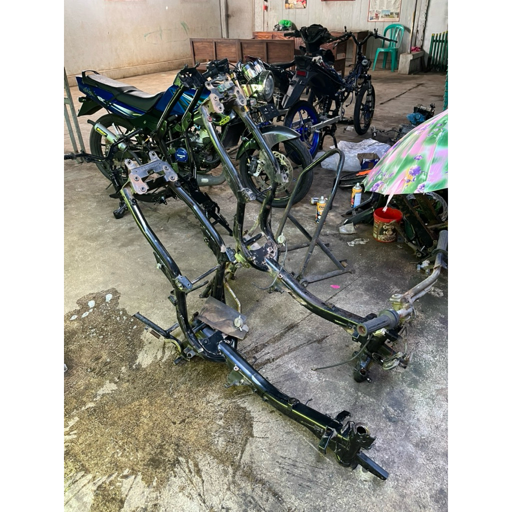 rangka honda supra 125 old&new