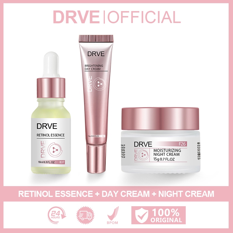 Drve paket bundling 3in1 tampil cantik dengan kandungan Niaciamide untuk kulit sehat dan bersinar me