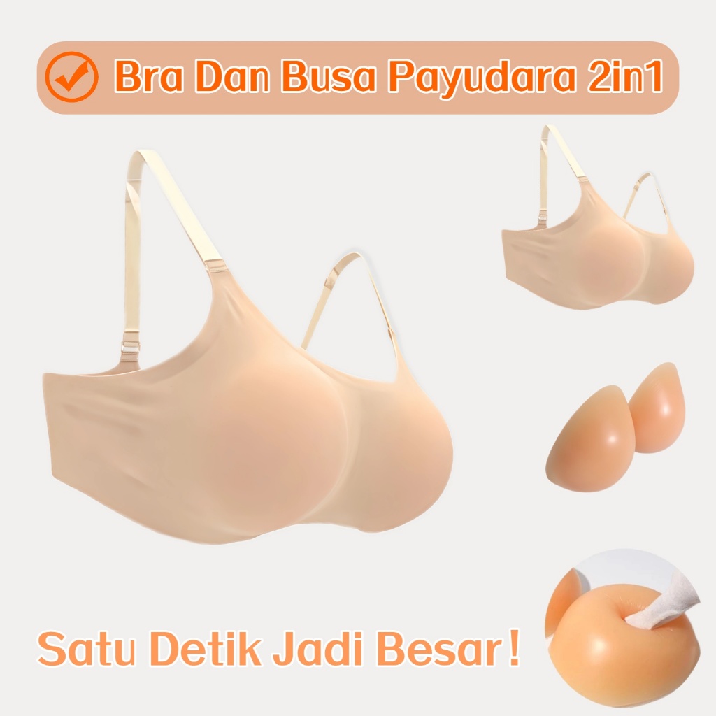 Bra pembesar payudara Bra silikon Payudara palsu silikon untuk cosplay Payudara silikon Pembesar pay