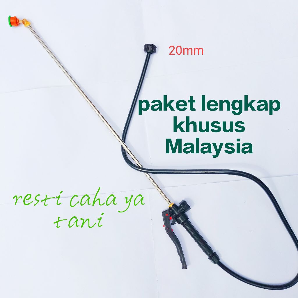 sparepart pb Malaysia tanki sprayer selang handle stik nozzle spuyer