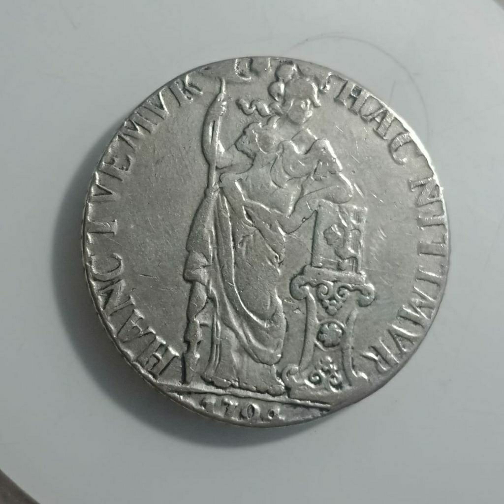 LANGKA 1704 DEWI PALLAS 3 GULDEN ERA BELANDA KOLEKSI KUNO BANYAK DICARI KOLEKTOR Stok Terakhir