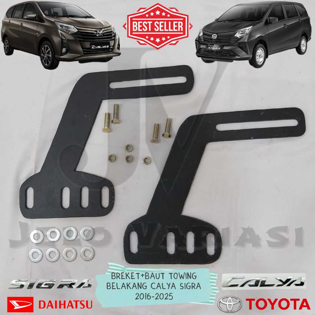 Breket + Baut Towing Belakang Mobil Calya / Sigra 2016 - 2025