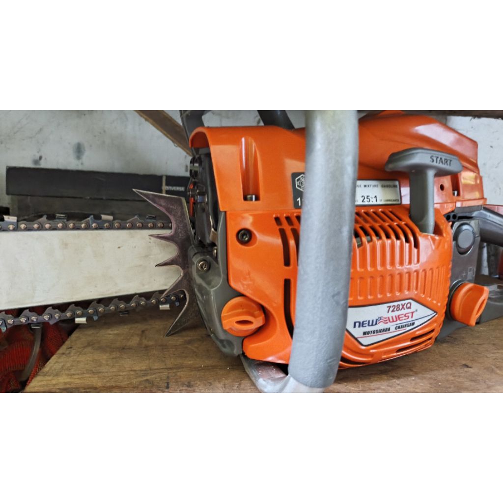 spike bumper/kuku macan. senso chainsaw mini& top handle