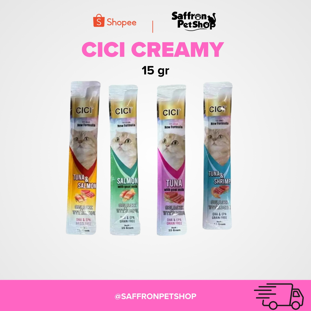 CICI CREAMY CAT SNACK 15 GR - CAT SNACK